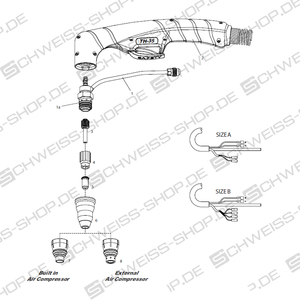 P+M 03620C-4 | TH-35 75° Handbrenner 4m, A | 2162PUM0001 TH-35 75° Handbrenner 4m, A | TH35