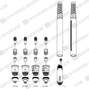 P+M 02131CX | TM-105 Bruciatore meccanico a 180°, 6 m, Euro ZA | 2183PUM0032 TM-105 Bruciatore meccanico a 180°, 6 m, Euro ZA | TH105 / TM105