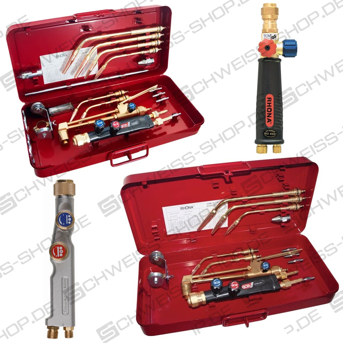 Kits complets de soudage et de découpe RHÖNA 2001 | Kits de soudage et de découpe