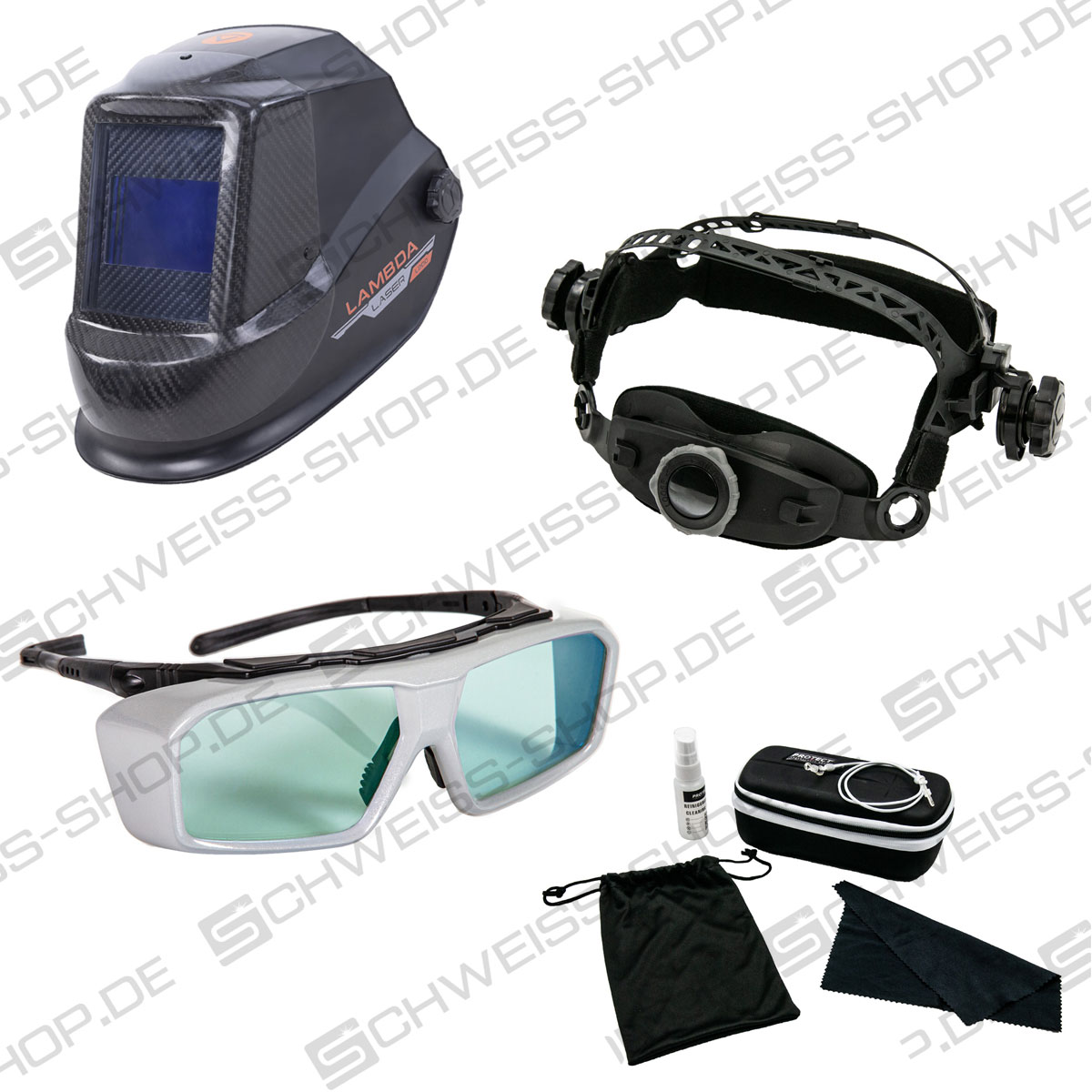 Masque de soudage au laser Lambda L200, lunettes de protection laser Starlight Plus | Kemppi