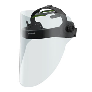Optrel medmaxx reusable face shield, excellent protection against droplets and particles ~ Face shield