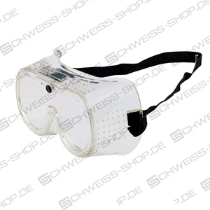 Rimag full-vision safety goggles "RIMAG", made of lightweight soft plastic with side perforation for ventilation ~ Safety goggles