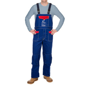Weldas Blue Flame Retardant Cotton Dungarees 33-2700 Fire Fox ~ Trousers