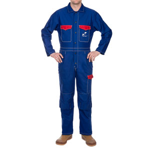Weldas Blue Flame Retardant Cotton Coverall 33-2800 Fire Fox ~ Trousers