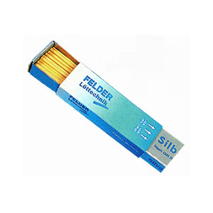 Silver brazing alloy "UM" AG106 [L-Ag34Sn], flux-coated according to DIN EN 1045-FH 10, in 500 mm rods ~ Silver brazing alloy