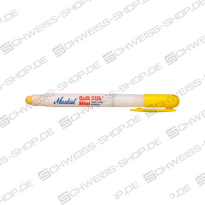 Markal Quik Stik Mini, weather- and UV-resistant solid colour pencil for use in welding technology ~ Marker