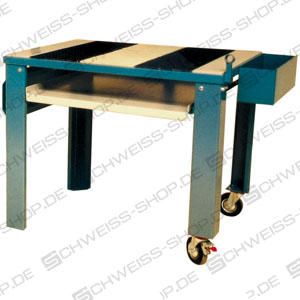 Accessories for oxyfuel and soldering table (slag tray, torch holder, water tank) ~ Work tables