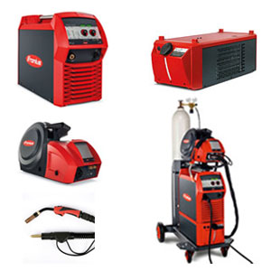 Fronius components of the TransSteel 3500 Professional Yard welding system, a customised welding system ~ TransSteel