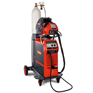 Fronius TransSteel 3500, cooling unit FK 5000, VR 5000 Remote 4R/G/FSC, feed roller U 0.9-1.0, carriage PickUp 5000 ~ TransSteel