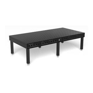 Mesa de trabajo Professional Extreme 8.7, 6 x base con anclaje al suelo 650 | Mesas de soldadura 28 mm