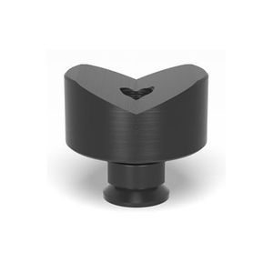 Prism Ø 60 135° nitrided with screwed-in steel collar, for round tubes, can be screwed into all 28 mm holes ~ Accessories