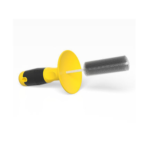 Brush Ø 30 with protective cap, for cleaning the 28 mm holes ~ Accessories