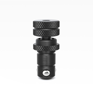 Double universal bolt, clamping of 2 components, compatible with all table systems with 28 mm bore, burnished ~ Accessories