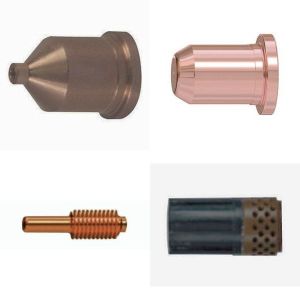 Hypertherm wear parts for T80 burners - unshielded version ~ PMax 1250 / T80