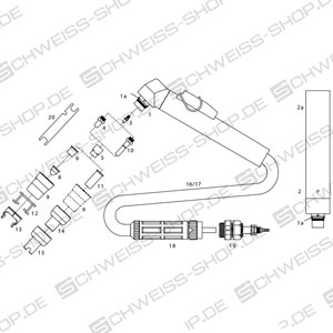 Nozzles, suitable for EWS, EX 40 - 2V, EX 60 ~ EX40-2V / EX 60