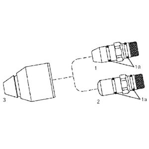 Electrode - H25 - 120/240A - Hf., suitable for SAF - CPM 201 / CPM 601 ~ CPM-201/601