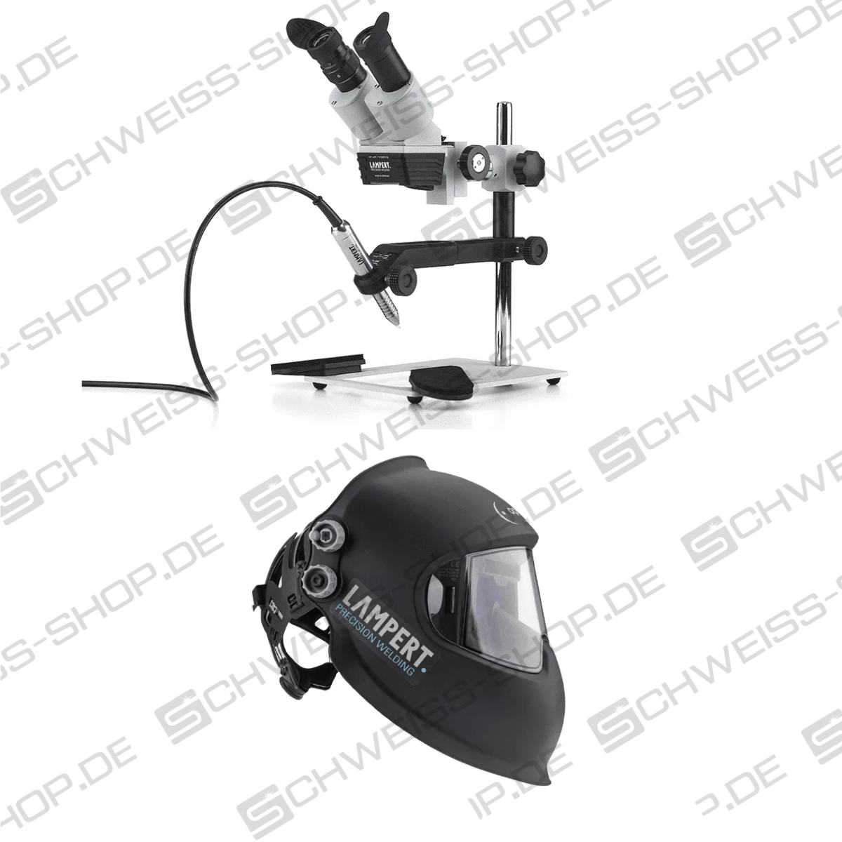 Lampert - Augenschutz / Schweißmikroskope und Schweißschutzhelm ~ Mikro WIG - Lampert