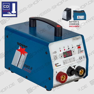Soyer P01090 | SOYER Bolzenschweißer Spitzenzündung BMS-9 ACCU Komplettset, Der neue leichtgewichtige Bolzenschweißer BMS-9 ACCU mit High-End Akkutechnologie | 319SPZ0024 SOYER Bolzenschweißer Spitzenzündung BMS-9 ACCU Komplettset, Der neue leichtgewichtige Bolzenschweißer BMS-9 ACCU mit High-End Akkutechnologie | Spitzenzündung