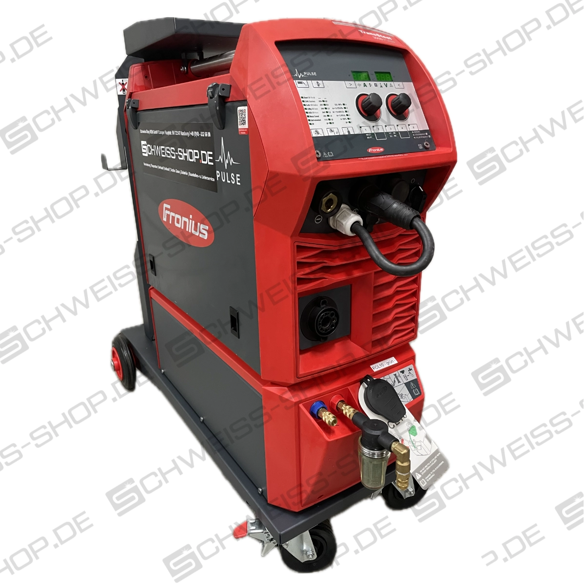 Fronius TransSteel 3000 C PULSE /FSC, sistema di saldatura multiprocesso, acquistare usato ~ Impulso MIG