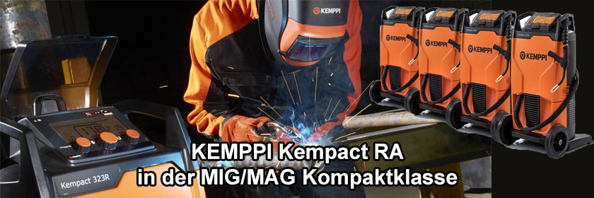 KEMPPI Kempact RA in der MIG/MAG Kompaktklasse