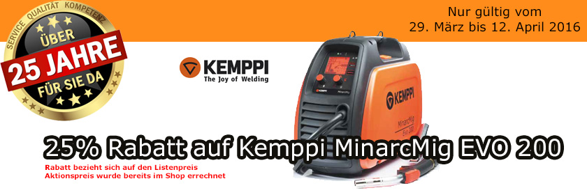 Kemppi Rabatt Aktion