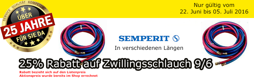 Autogenschläuche Angebot